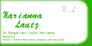 marianna lautz business card